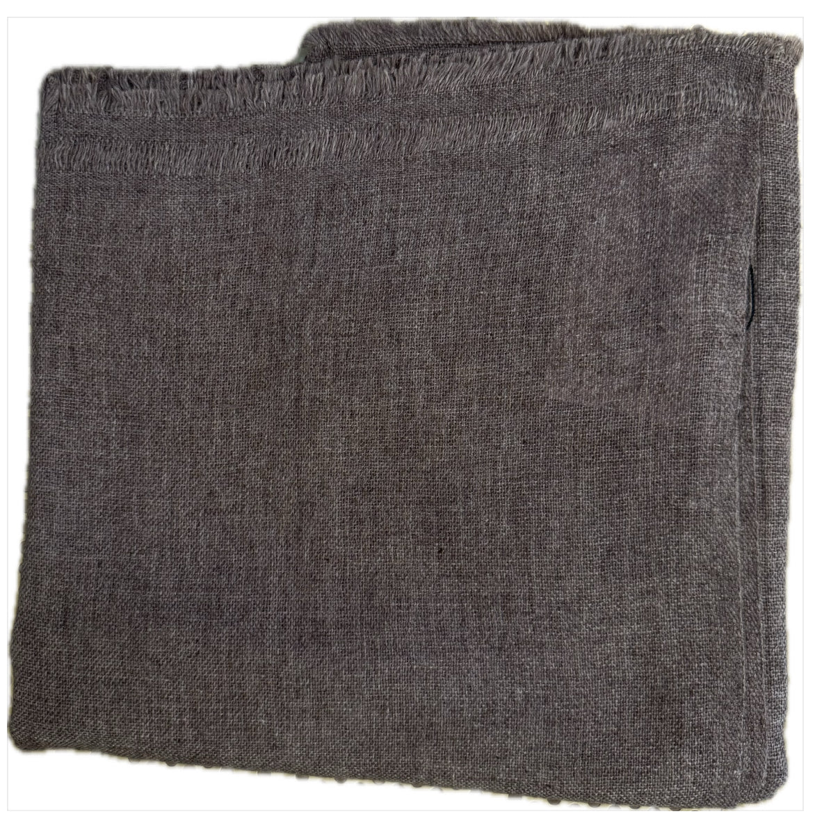 CASHMERE SCARF - SOLACE - LIGHT BROWN