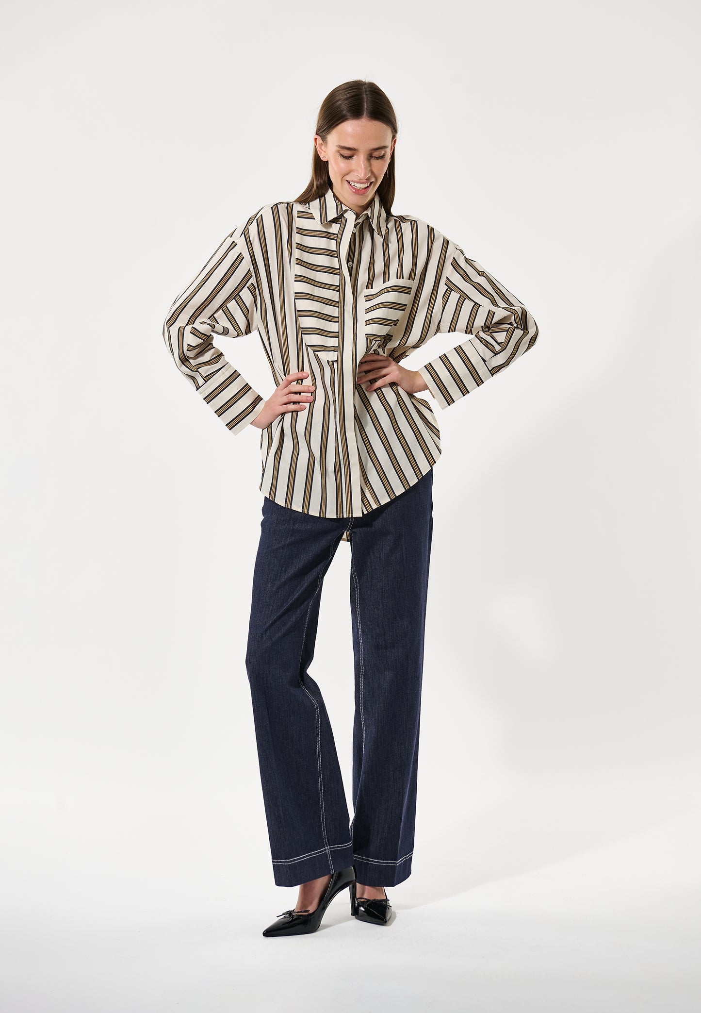 HALIMODEA - DEA KUDIBAL - CREAM STRIPE