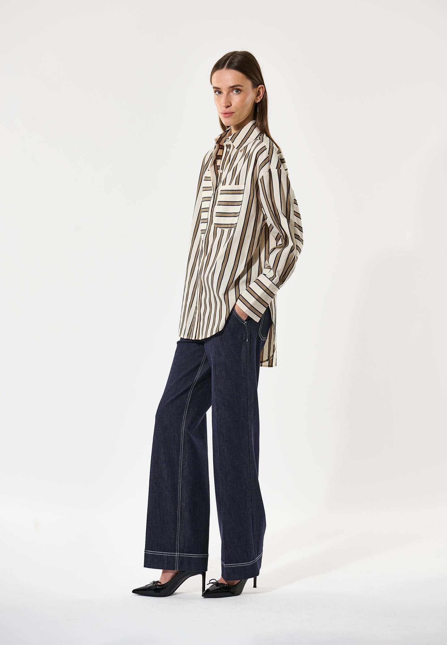 HALIMODEA - DEA KUDIBAL - CREAM STRIPE