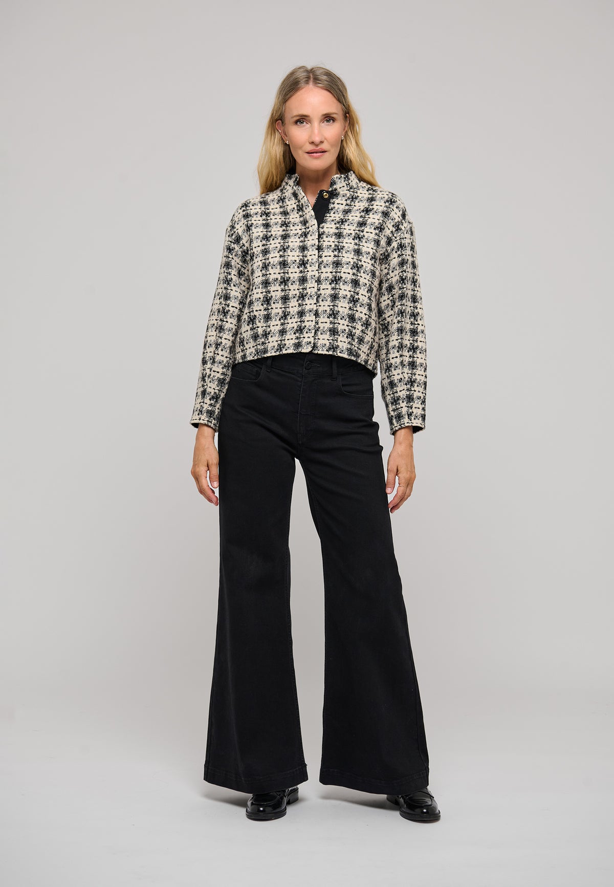 SAFADEA NS-DEA KUDIBAL-BLACK & WHITE CHECK