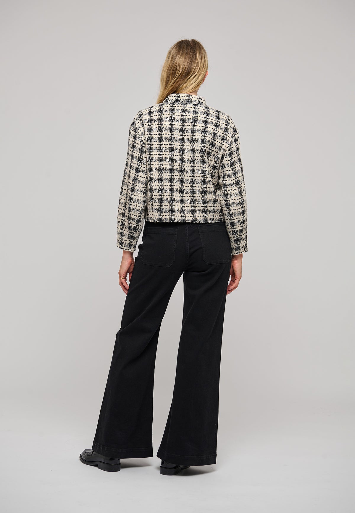 SAFADEA NS-DEA KUDIBAL-BLACK & WHITE CHECK