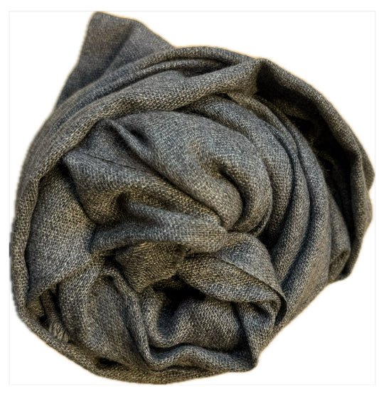 CASHMERE SCARF - SOLACE - CHARCOAL