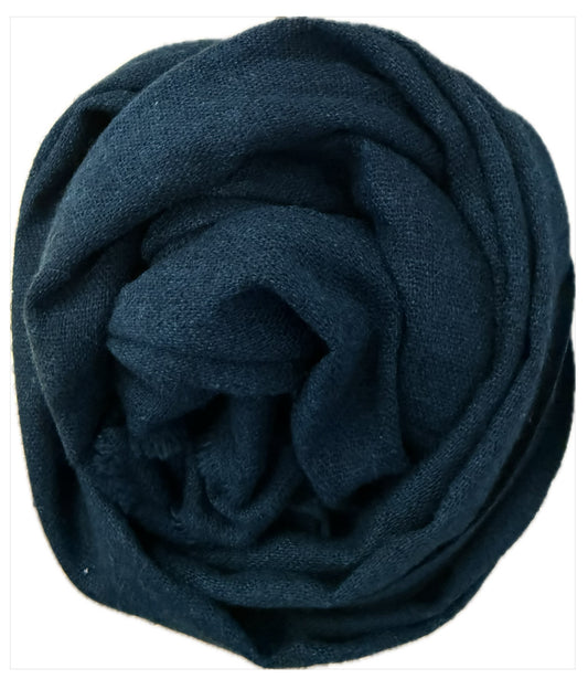 CASHMERE SCARF - SOLACE - BOTTLE GREEN