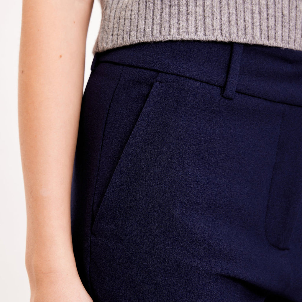 CLARA LONG PANTS 285 - FIVEUNITS - NAVY - Bukser - PAG STUDIO