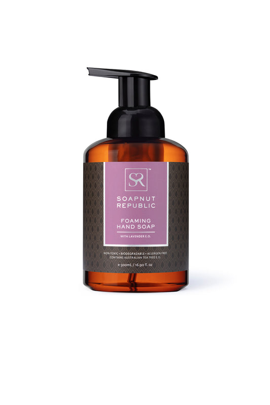 SKUMMENDE HÅNDSÆBE - SOAPNUT REPUBLIC - LAVENDEL