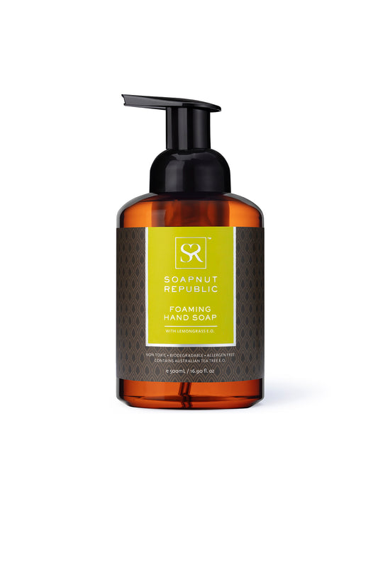 SKUMMENDE HÅNDSÆBE - SOAPNUT REPUBLIC - CITRONGRÆS