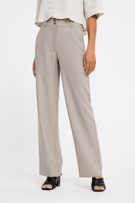 SOPHIA ANKEL PANT - FIVEUNITS - OAK MELLANGE - Bukser - PAG STUDIO