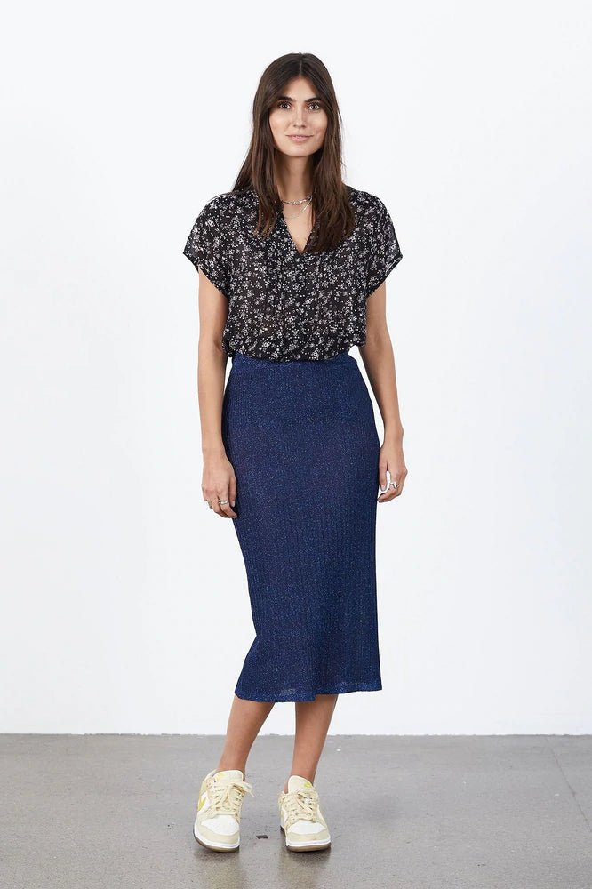 Barbera skirt - Lolly's Laundry - Blue - Nederdele - PAG STUDIO