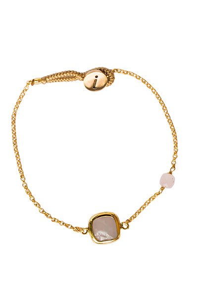 Dancy Stone Set - IBU Jewels - Rose Quartz - armbånd - PAG STUDIO