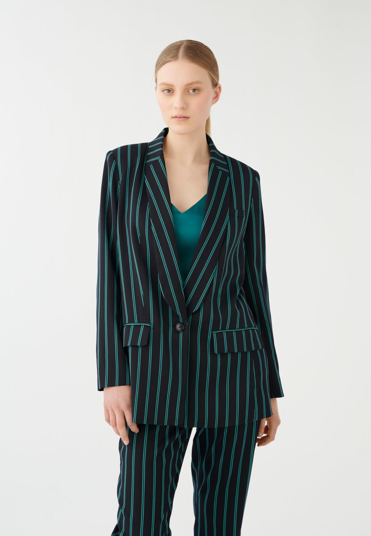 Elinor - Dea Kudibal - Verdes Stripe - Blazere - PAG STUDIO