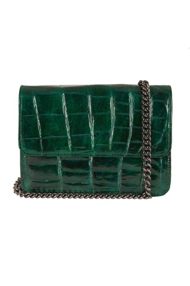 KENZINA - Mbour Krokodille Clutch - Green - Tasker - porteagauche