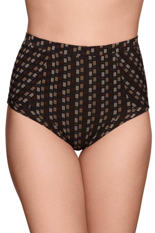 Miss electra Bikini Høj Trusse - Viola Sky - Brun sort - Bikini - PAG STUDIO