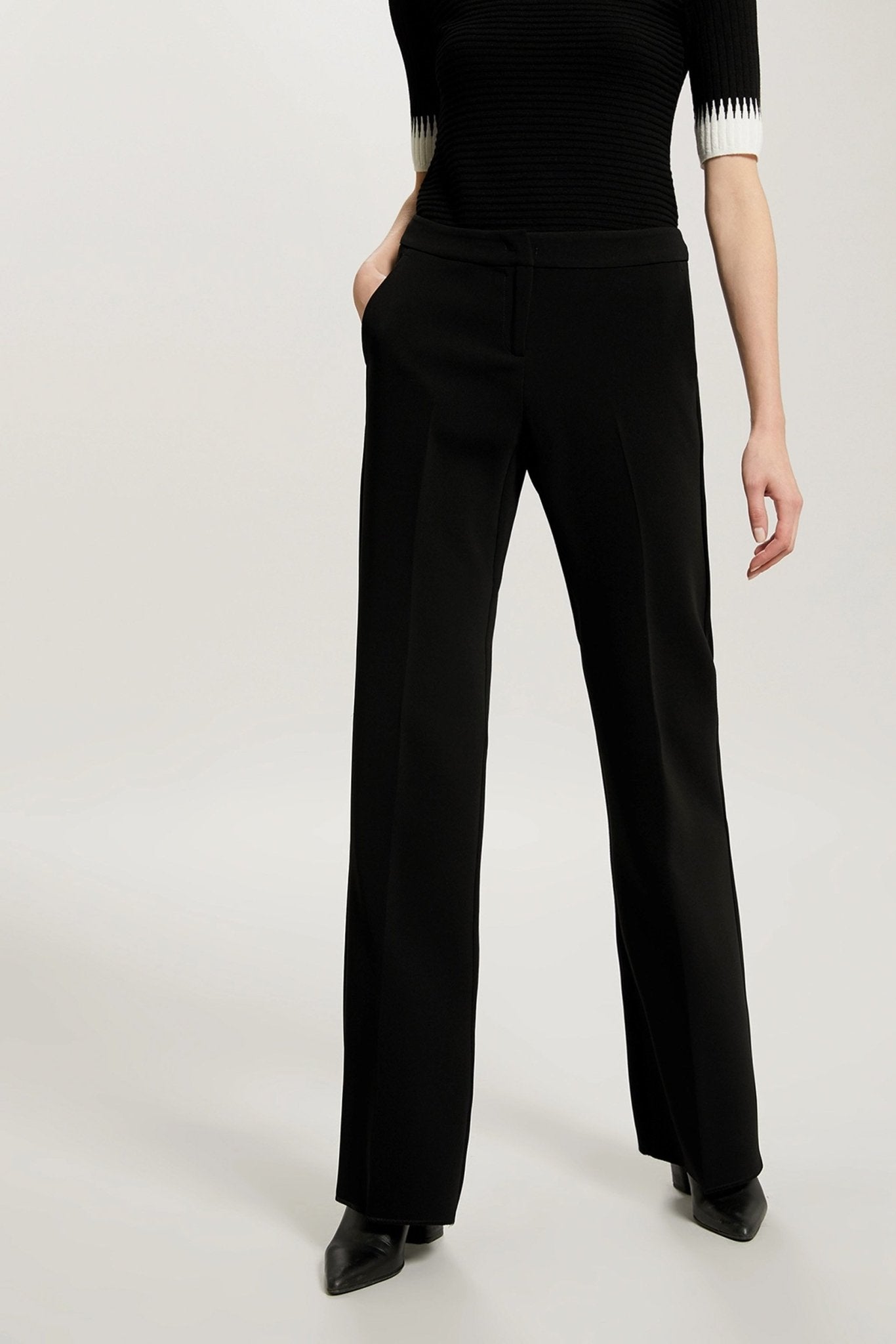 Penny Black - Lampo long Trouser - Black - Bukser - porteagauche