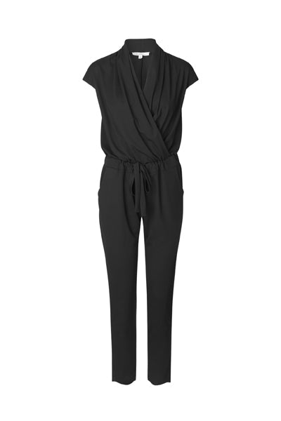 Rie Long Jumpsuit - Johanne Rubinstein - Sort - Buksedragter - PAG STUDIO