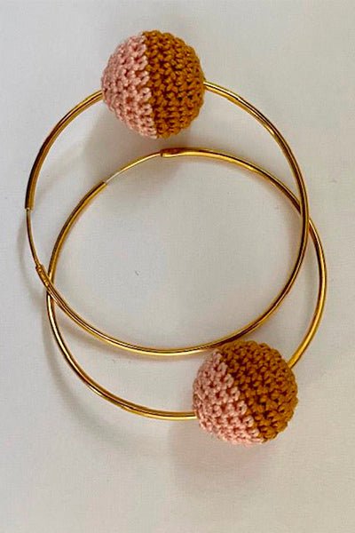 We love Jewellery - Hoop - Rosa / Brun - Halskæder - PAG STUDIO