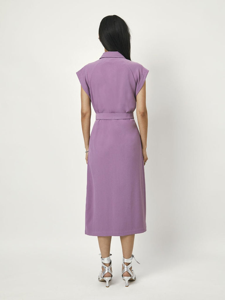 Zadie shirt dress - Dante 6 - Faded Purple - Kjole - PAG STUDIO