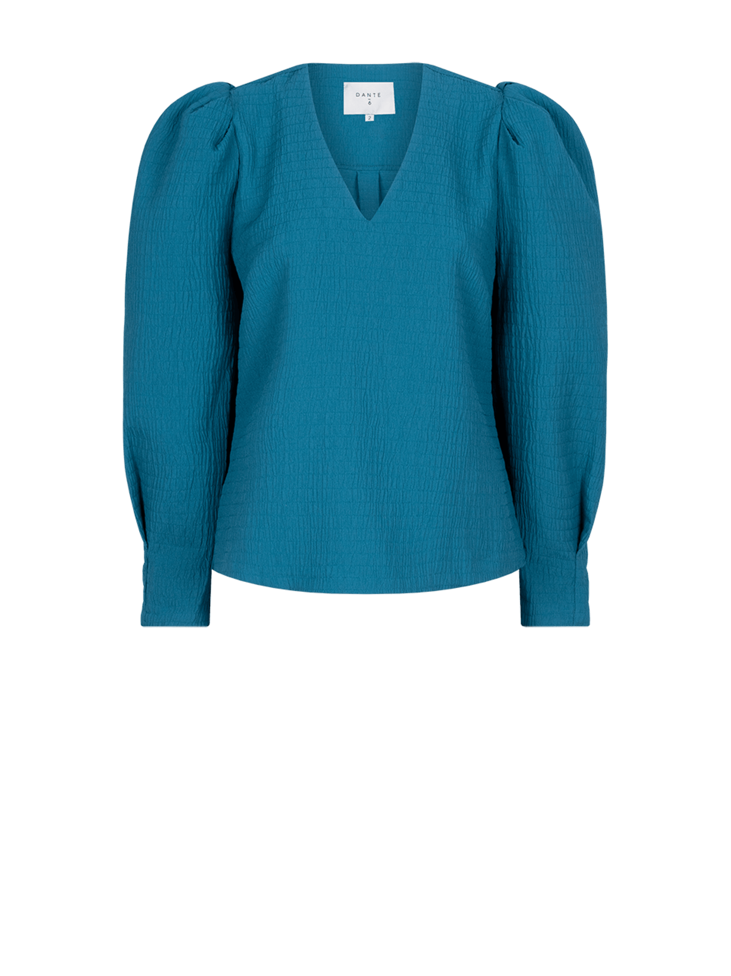 Zarga pleated top- Dante 6 - Crystal Teal - Bluse - PAG STUDIO